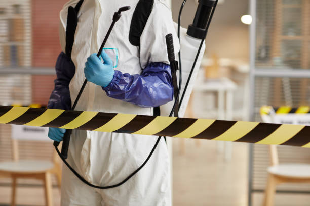 Professional Biohazard Cleanup technician working in Bloomingdale, IN